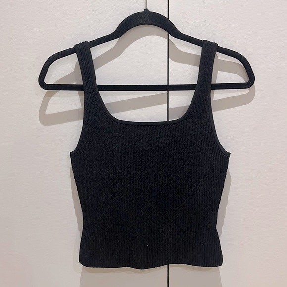 Aritzia Babaton Sculpt Knit Square Neck Tank - Picture 3 of 4